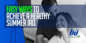 Easy Ways to Achieve a Healthy Summer IAQ