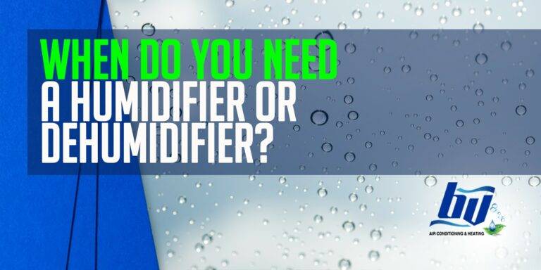 When Do You Need a Humidifier Or Dehumidifier?