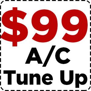 $99 A/C Tune Up promo