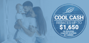 happy family enjoying the cool cash coupon get huge rebates up to $1.650