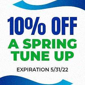 coupon for 10% a Spring Tune Up