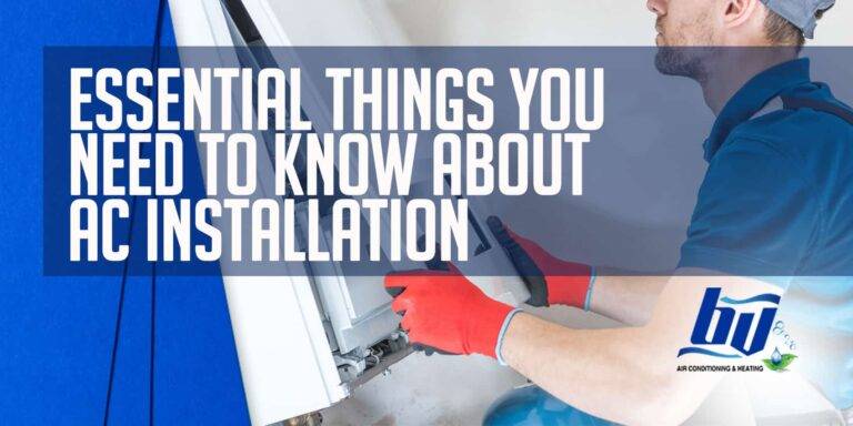 Essential Things You Need to Know About AC Installation